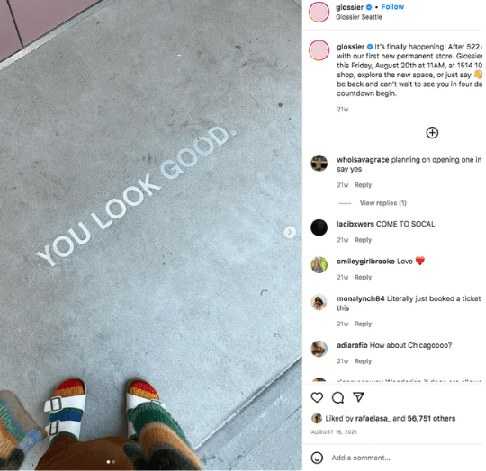 Błyszczący Instagram