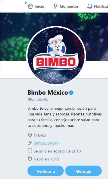 Produkt der Marke Bimbo.