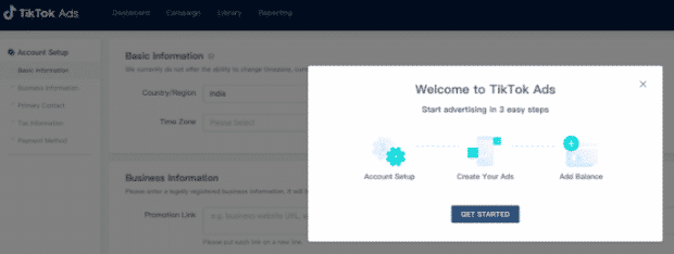 TikTok 광고 페이지에 오신 것을 환영합니다