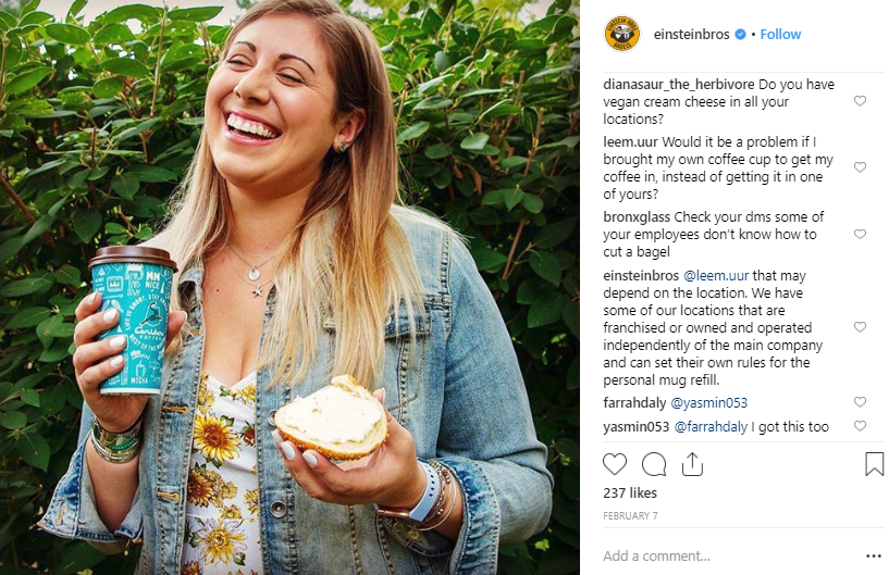 Pelanggan tidak takut untuk bersuara di Instagram