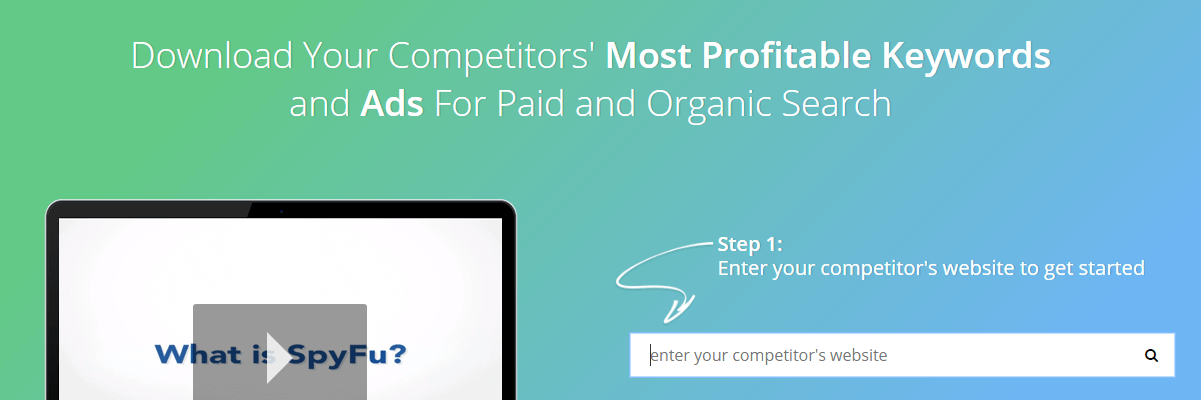 SpyFu - เครื่องมือตรวจสอบ SEO ที่ดีที่สุด