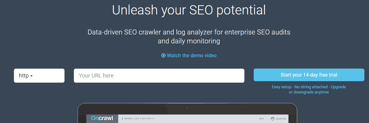 OnCrawl - เครื่องมือตรวจสอบ SEO ที่ดีที่สุด