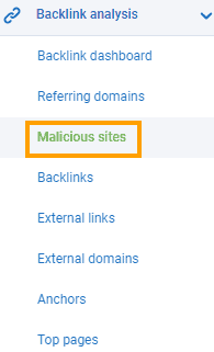 serpstat ระบุลิงก์ที่ไม่ดี