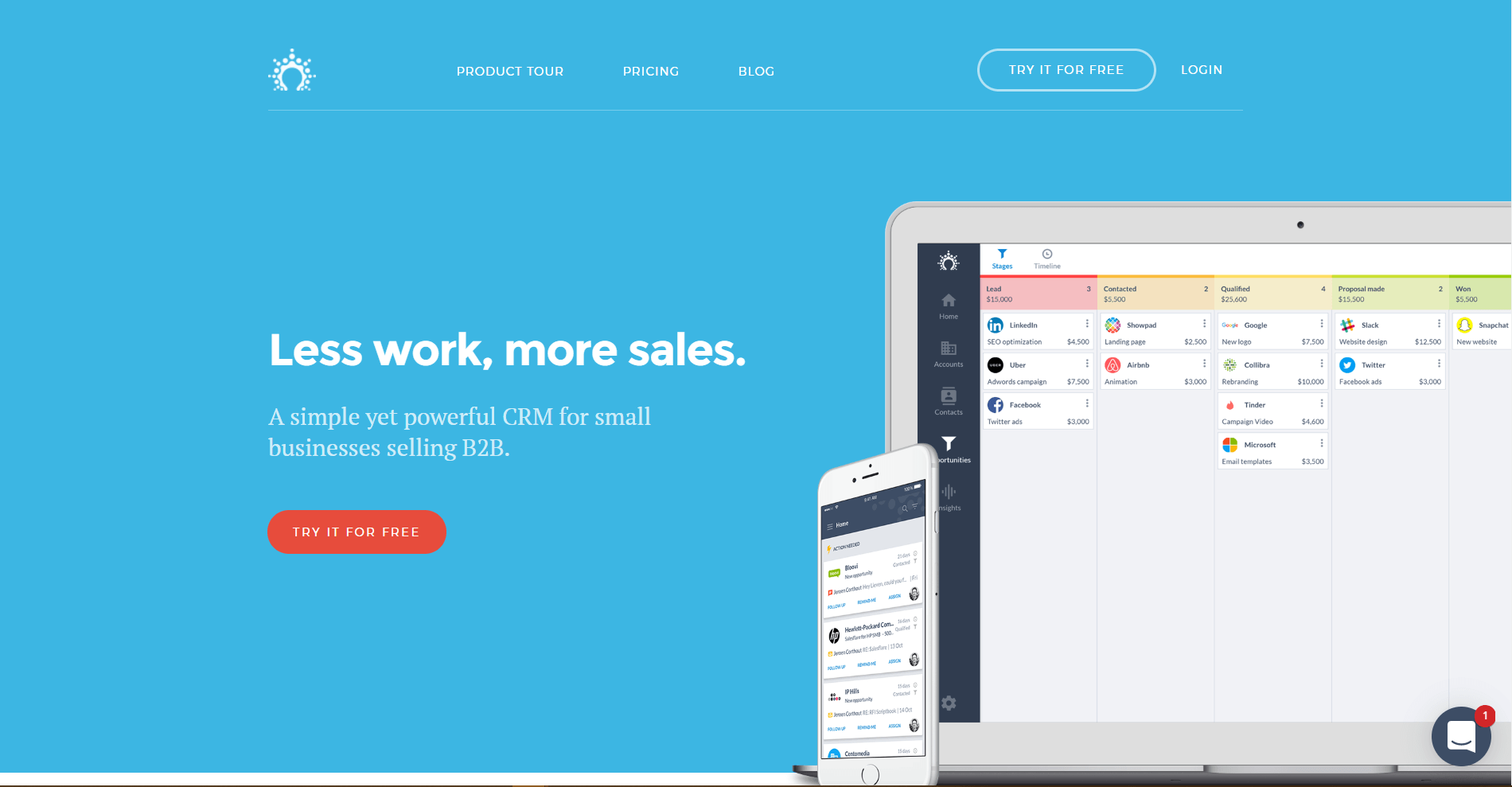 Salesflare SugarCRM 대안