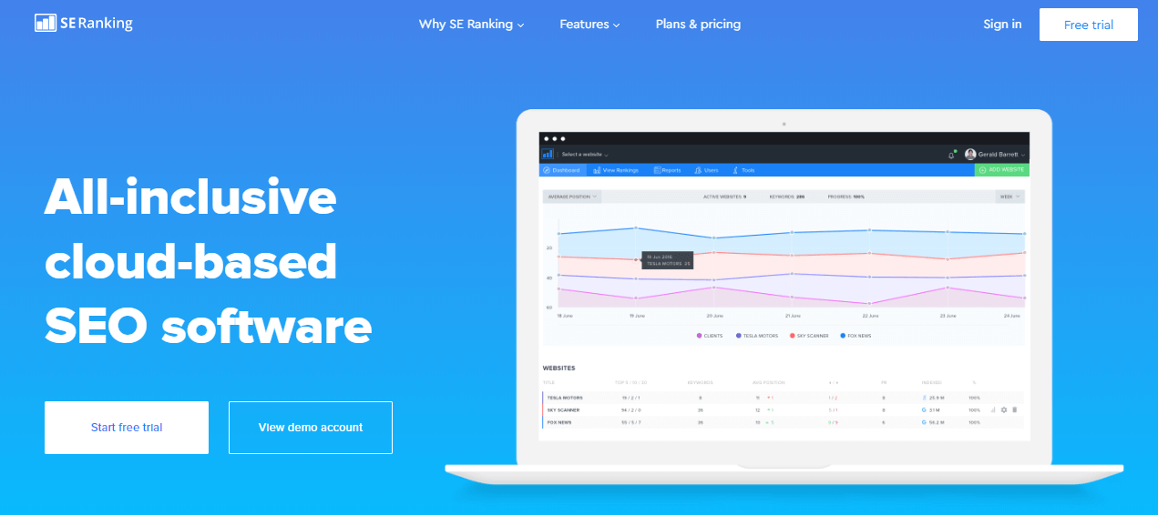 أدوات تحليلات تصنيف المحتوى SE