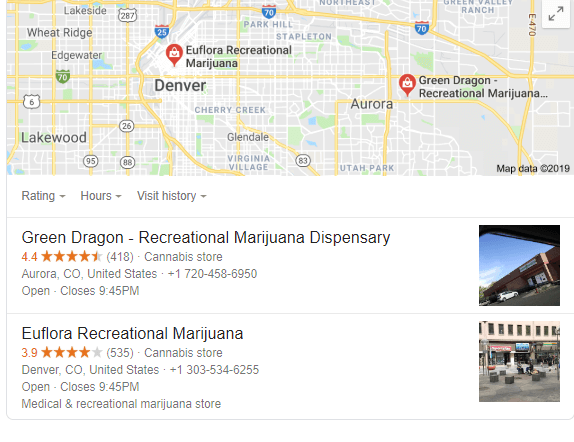 Google Marihuana-Marketing-Taktiken