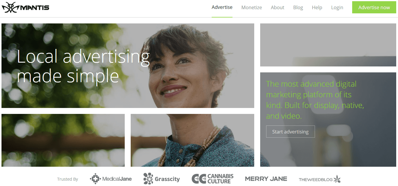 MANTIS Ads Marihuana Marketing Taktiken