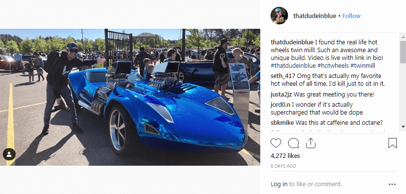 David Patterson Instagram Influenciador Automotivo