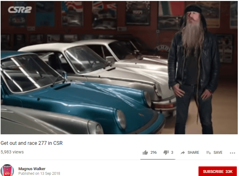 Influenciador automotivo Magnus Walker