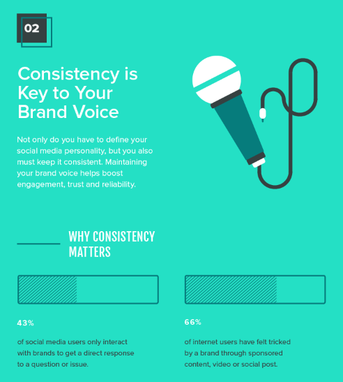 infografika kiełkująca w najlepszych praktykach w mediach społecznościowych