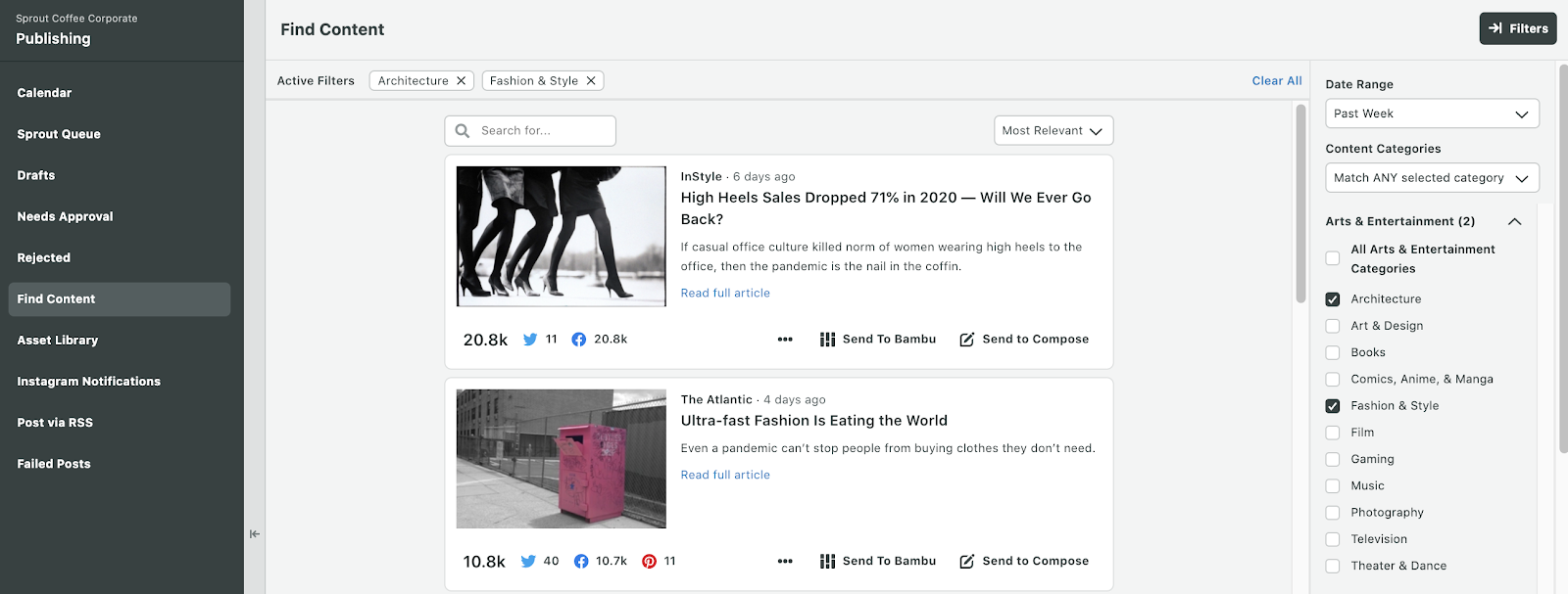 găsiți conținut în Sprout