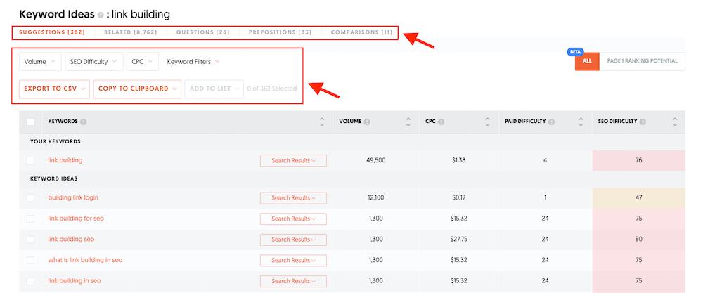 Ubersuggest - Idei de cuvinte cheie Ubersuggest - Keywords Ideas