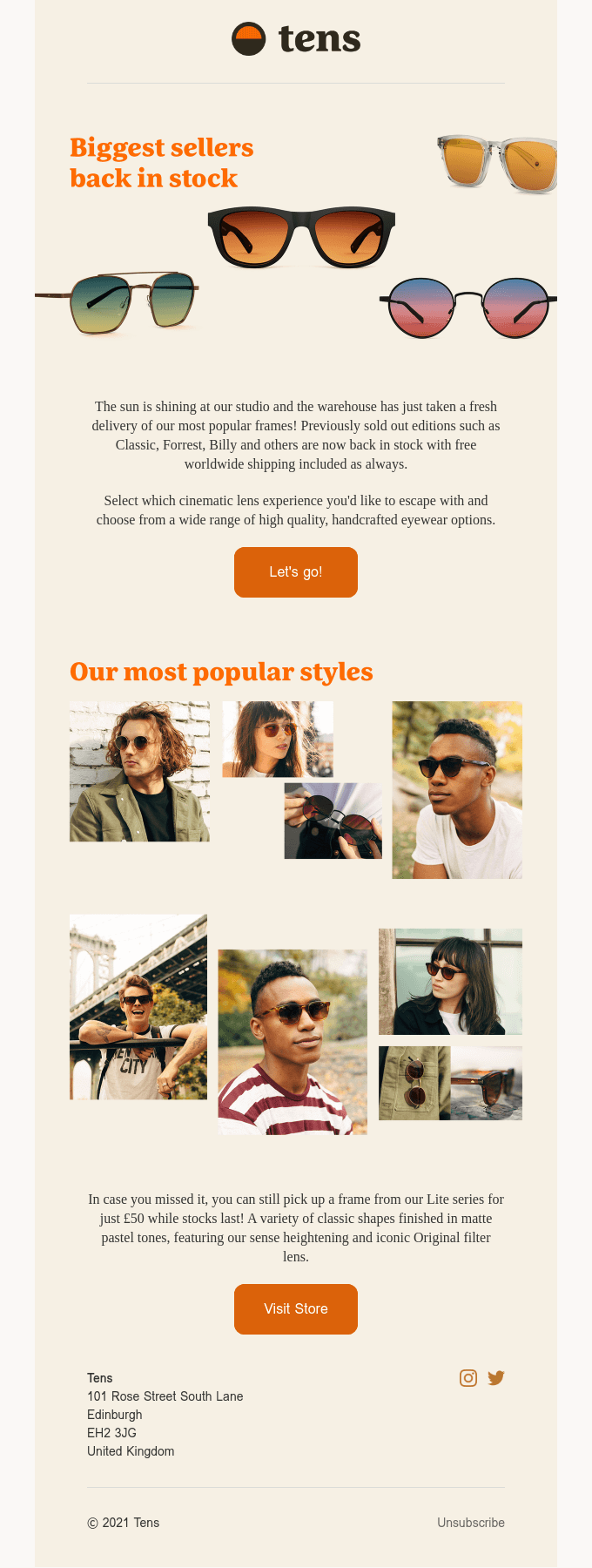 그들의 제품을 보여주는 10개의 뉴스레터