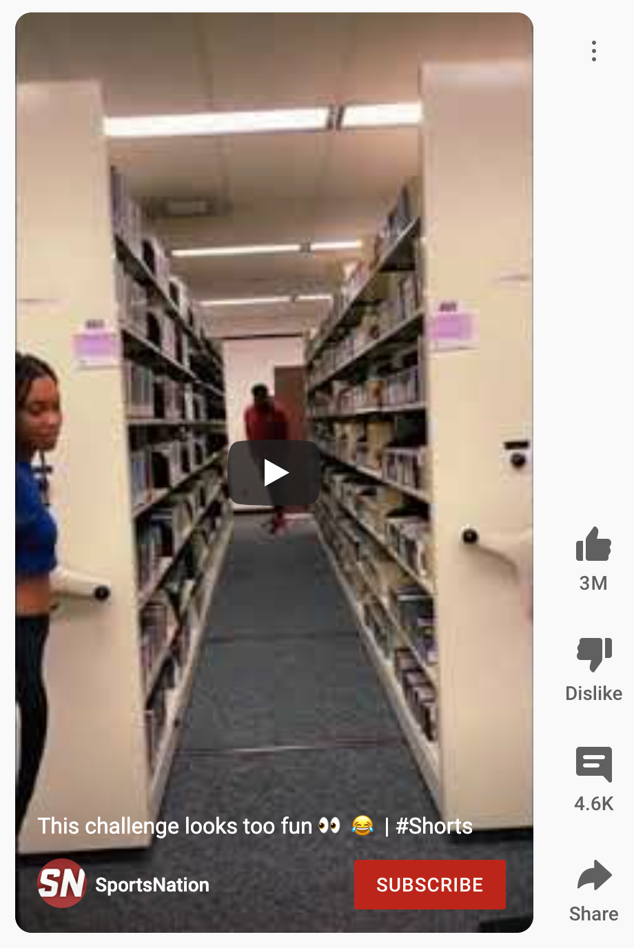 YouTube 短片的一个例子。