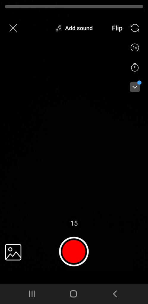 显示如何录制和编辑 YouTube 短片的屏幕截图。