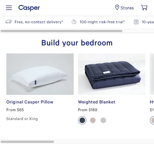 Hervorhebung beliebter Produkte