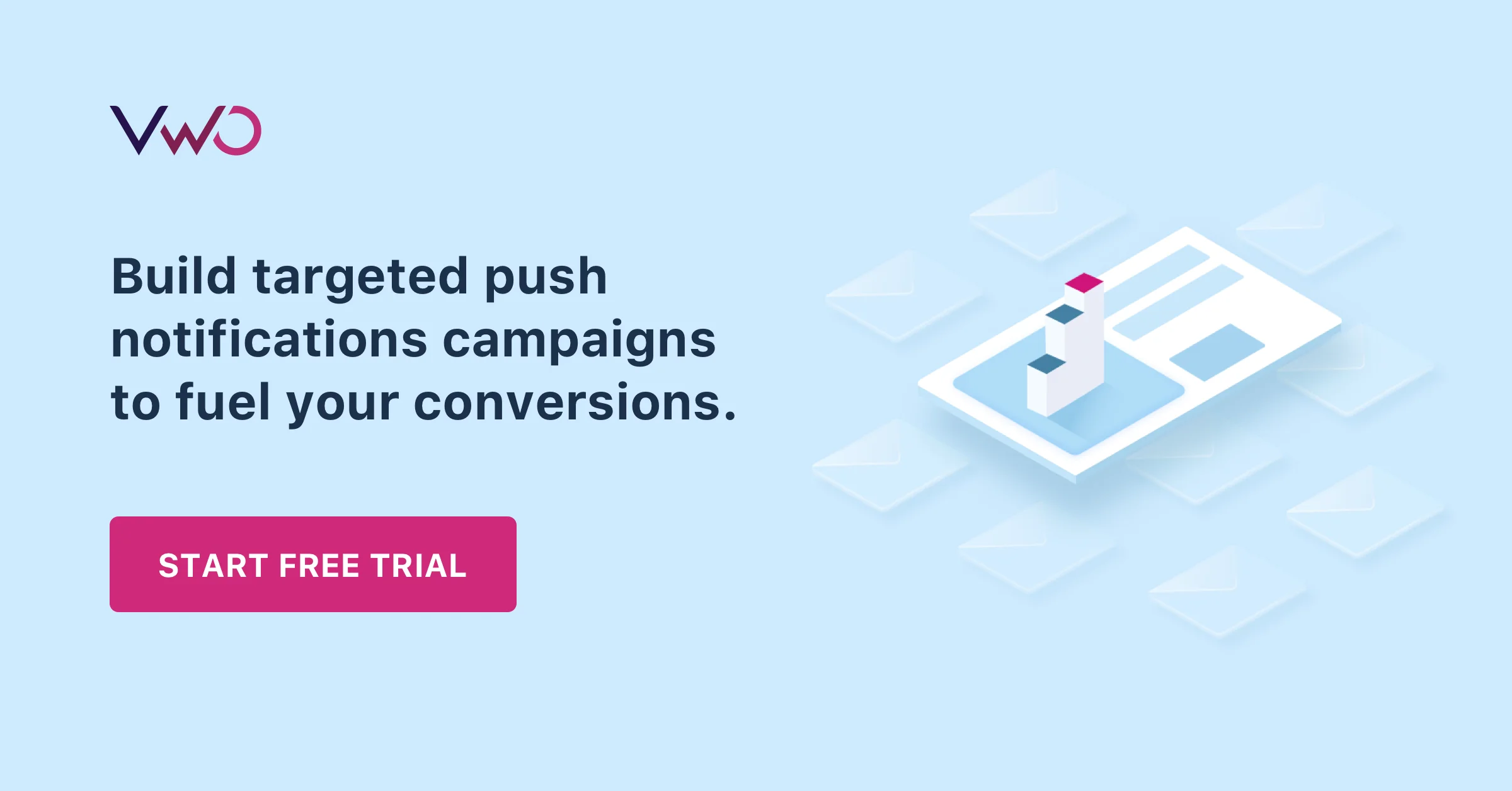 Notifiche push Web banner di fine