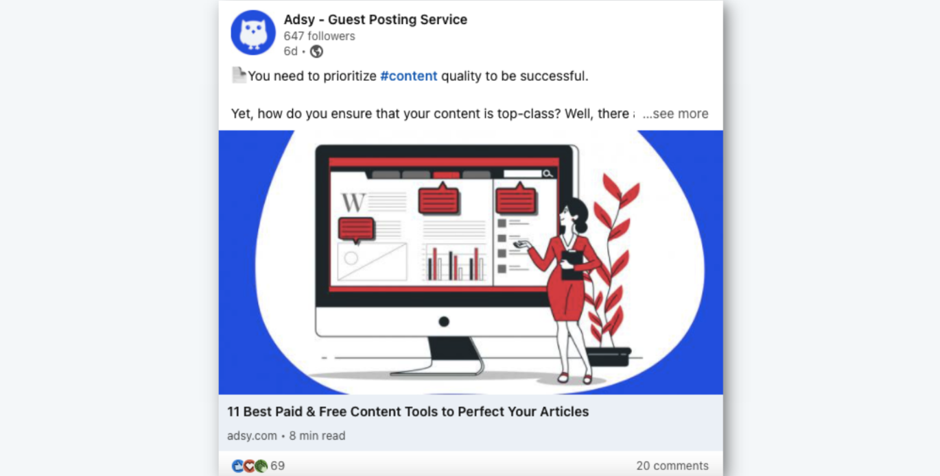 контент в социальных сетях