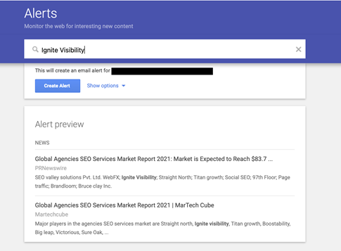 Оповещения Google