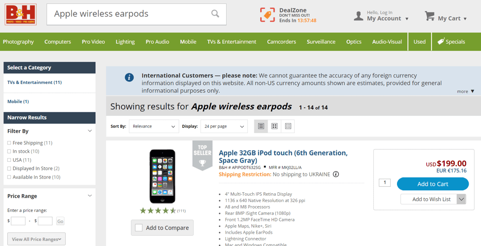 Página de destino después del anuncio de Google