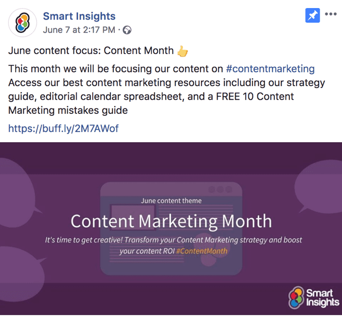 소셜 고정 게시물