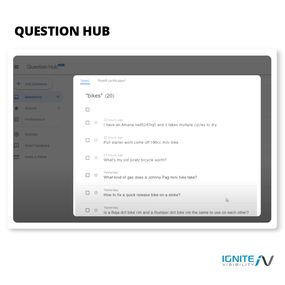 Centro de preguntas de Google