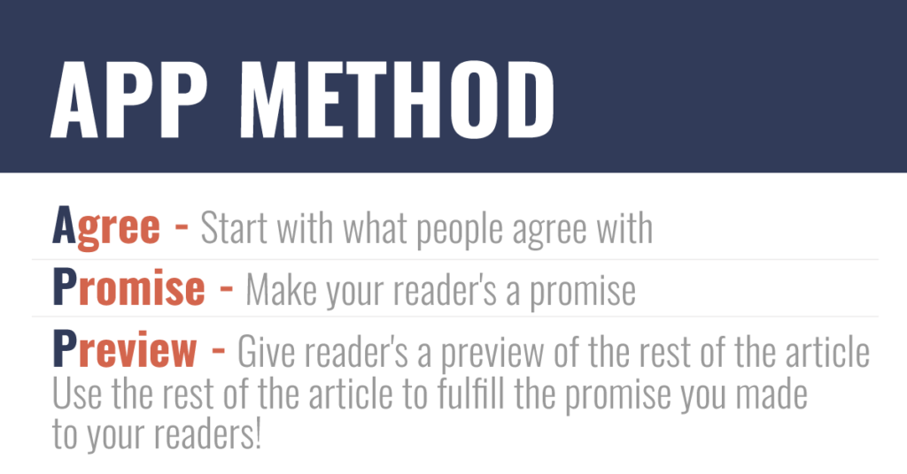 Метод APP для SEO-копирайтинга