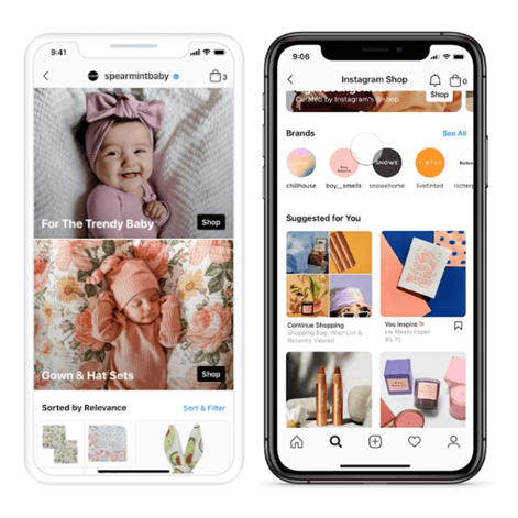 Exemple de boutique Instagram : Boutique Instagram 2021