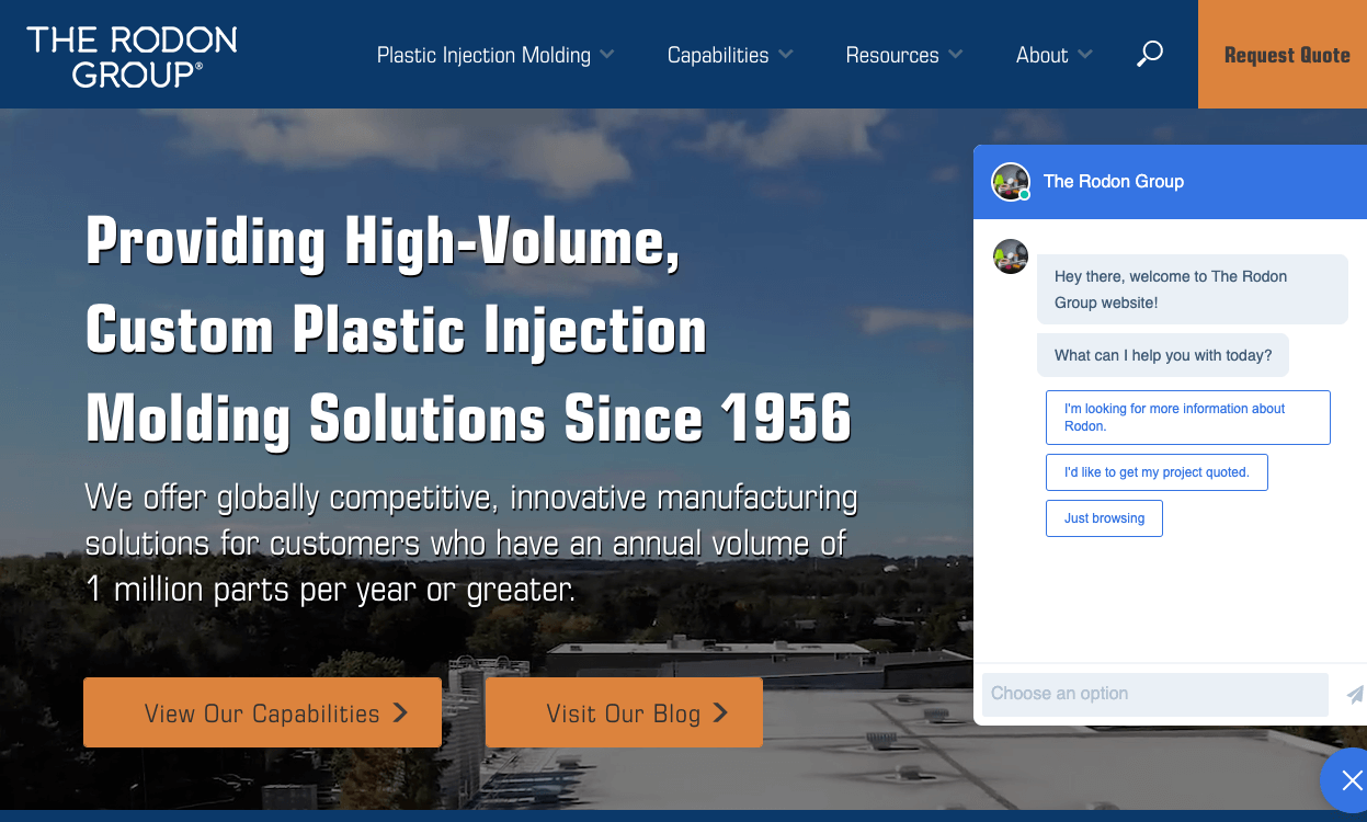 B2B 制造聊天机器人