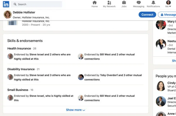 LinkedIn을 사용하여 전문 추천을 통해 무료 보험 리드를 주고 받으십시오.