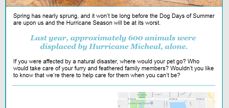 Compartilhe estatísticas em seu e-mail de anúncio.