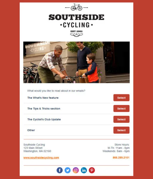 serie di e-mail di benvenuto al dettaglio