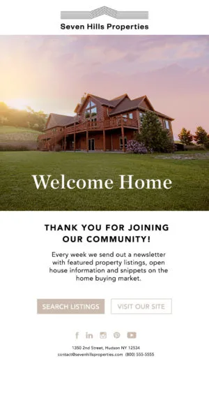 serie di benvenuto immobiliare - benvenuto