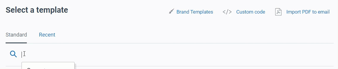 Căutare constantă a șablonului de e-mail de invitație de contact sub eveniment