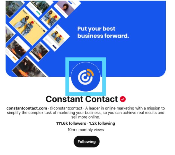Pinterest 프로필 이미지 크기