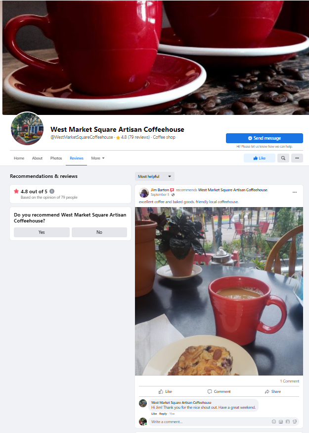 exemplu de răspuns al unei companii la postările și recomandările clienților