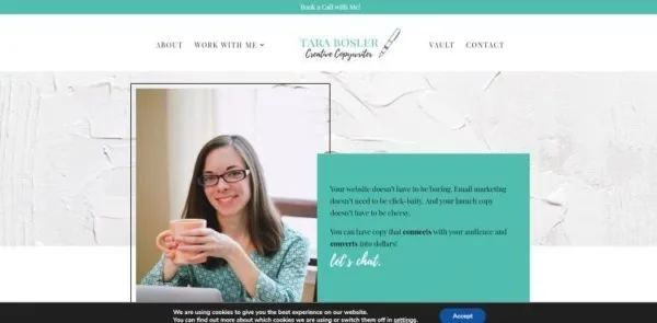 exemplo de site de assistente virtual