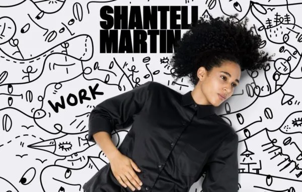 깨끗한 디자인, 상호 작용 및 명확한 CTA의 아티스트 웹 사이트 예 - 아티스트: Shantell Martin