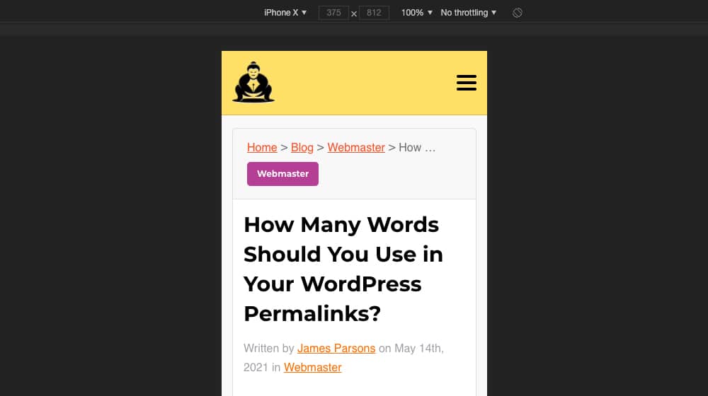 Conception de sites mobiles