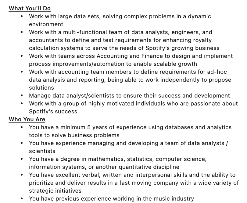 Description du poste de responsable des opérations marketing