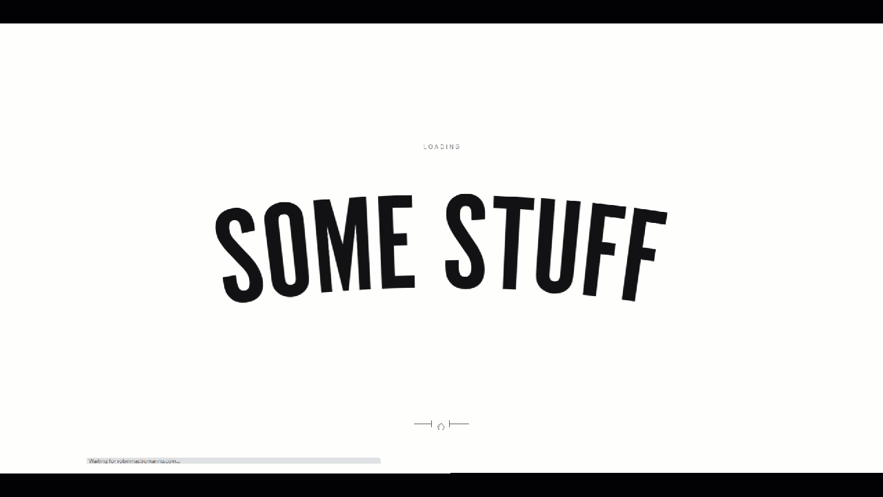 I migliori siti Web portfolio - Il sito Web di Robin Mastromarino