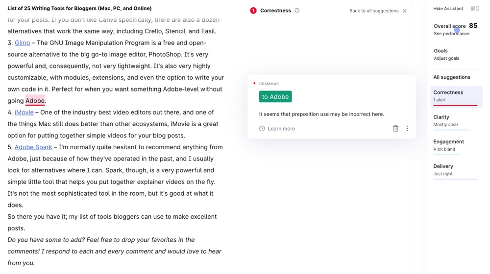 Dilbilgisi Doğruluğu