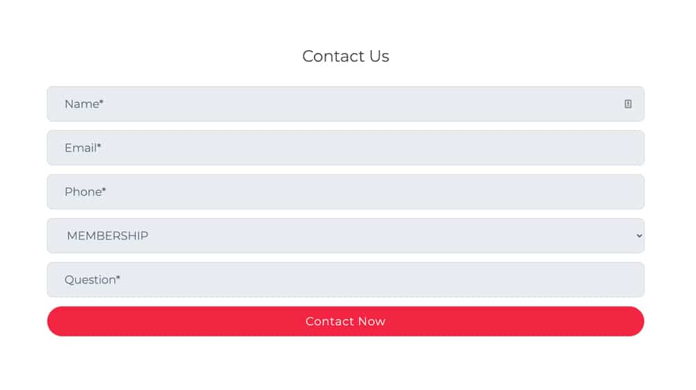 Пример контактной страницы по недвижимости