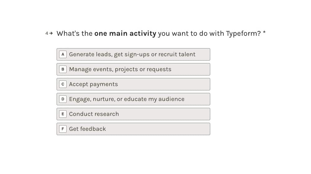 Alegerea obiectivului testului