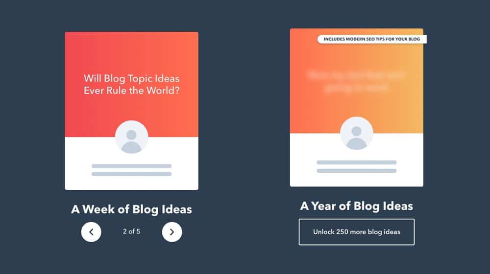示例博客主題生成器