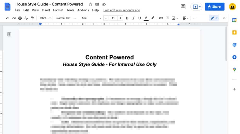 房屋風格指南示例