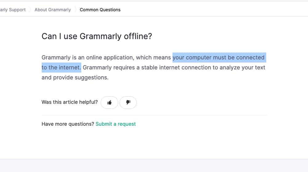 Mit dem Internet verbunden
