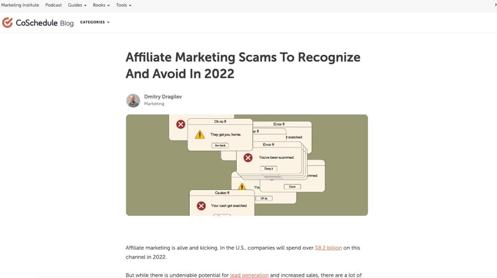 مدونة Coschedule