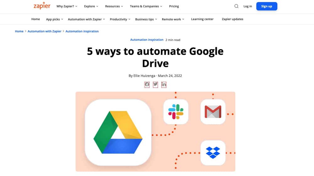 مثال على مشاركة زابير