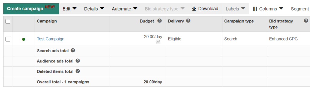 performanța campaniei în reclamele Microsoft.